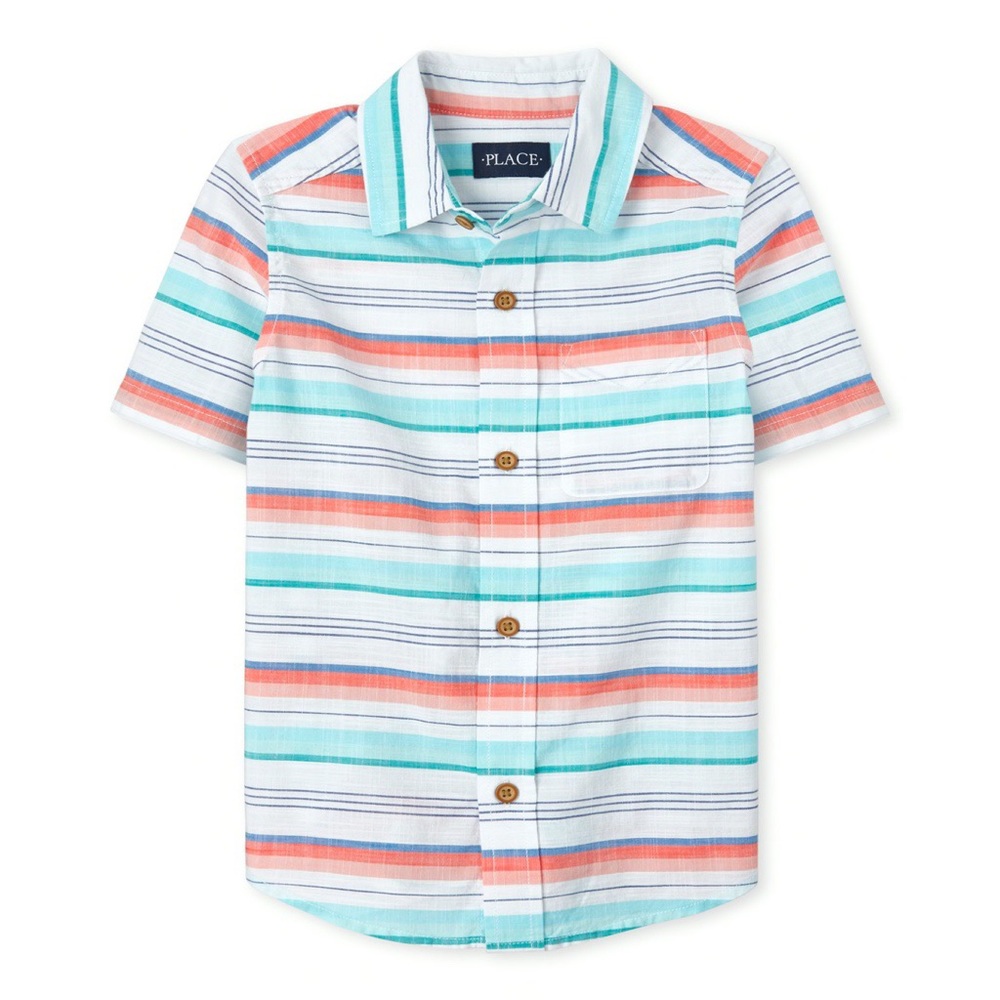 NWT Men’s Striped Button Down Shirt